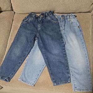 Zara Kids Blue and Light Blue Jeans